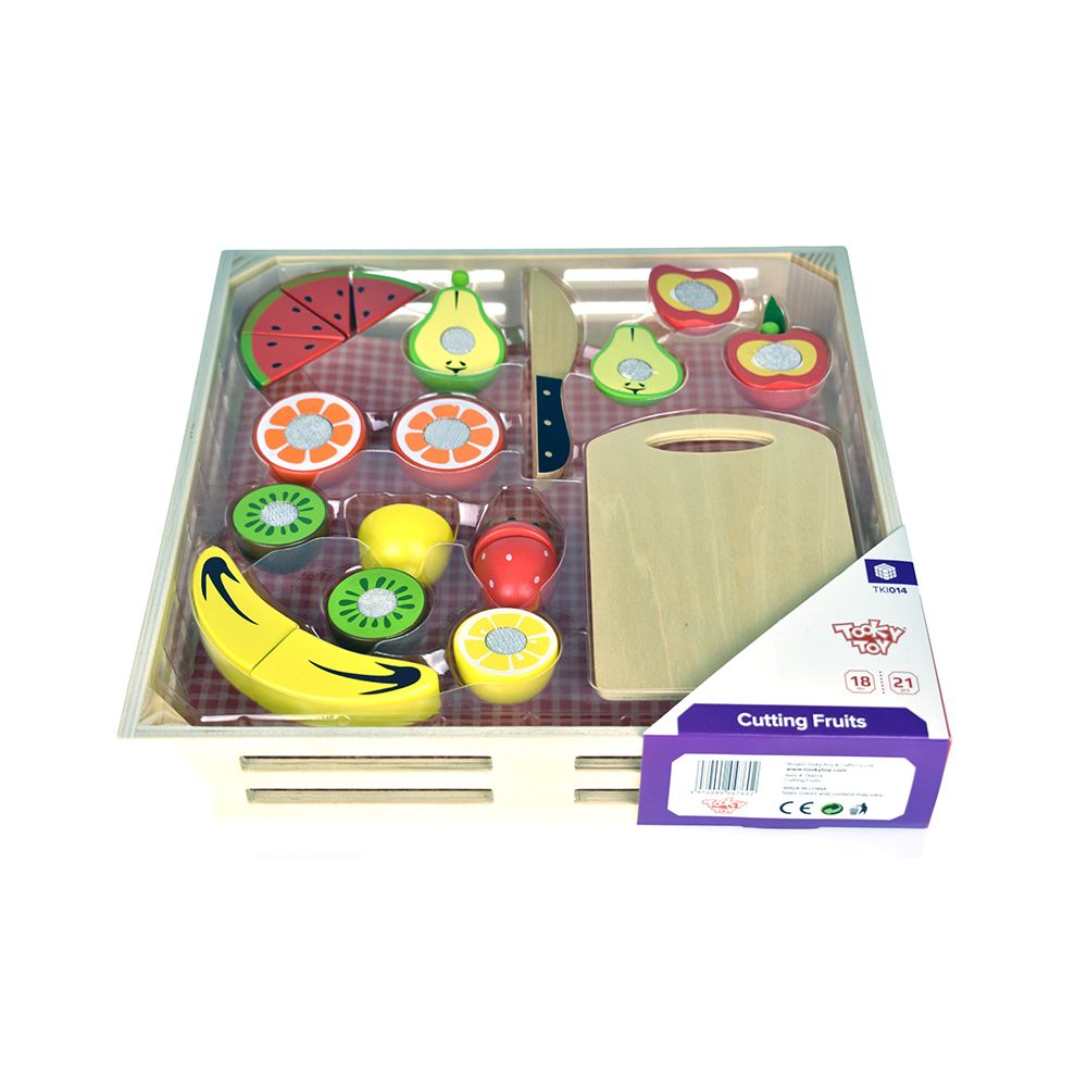 Плодове за рязане в щайга, голям комплект