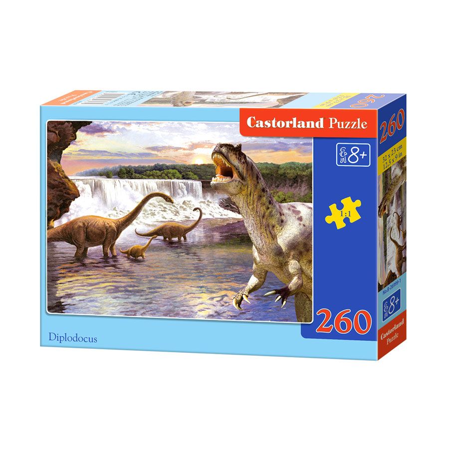 Castorland, Диплодок, пъзел 260 части