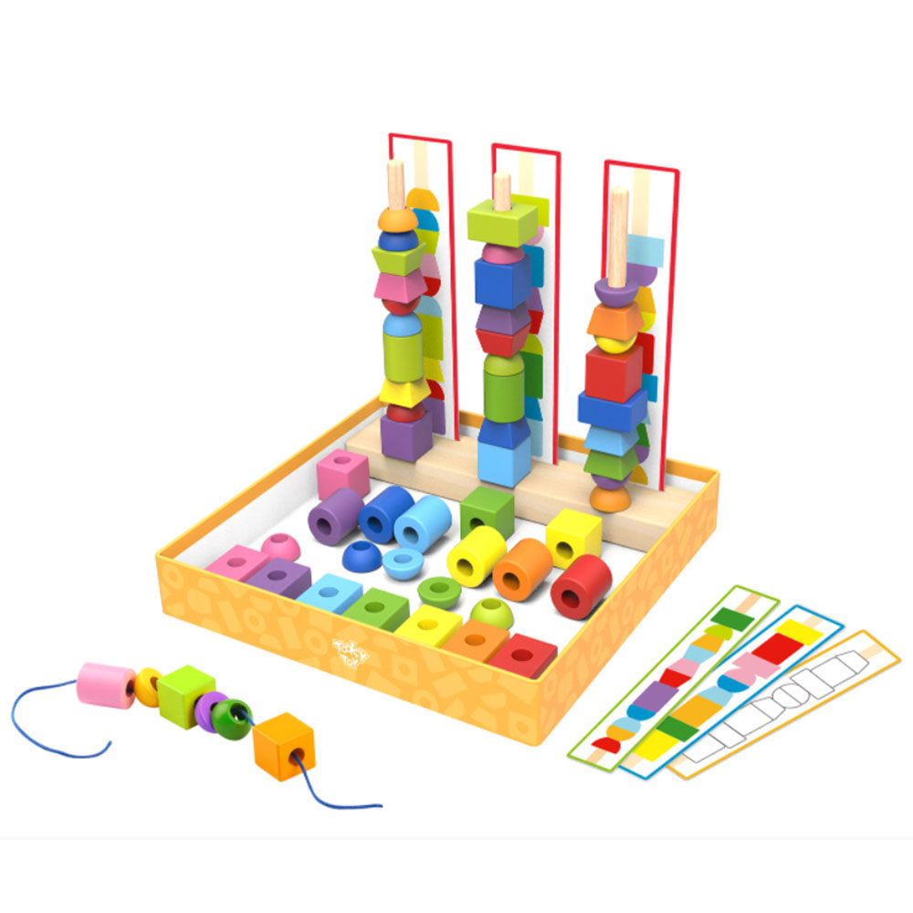 TookyToy, Дървена игра за нанизване с цветове и форми