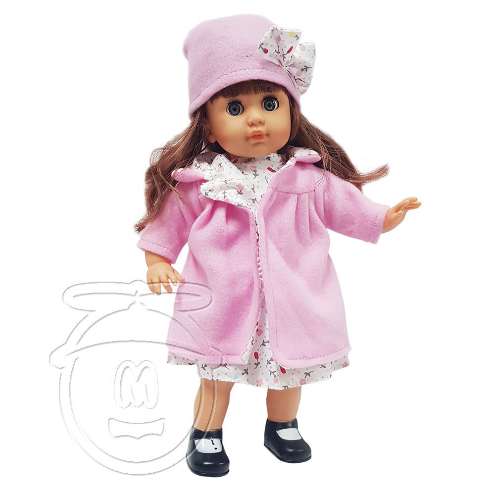 Happytoys, Кукла Рина с розово палто, говори на български език