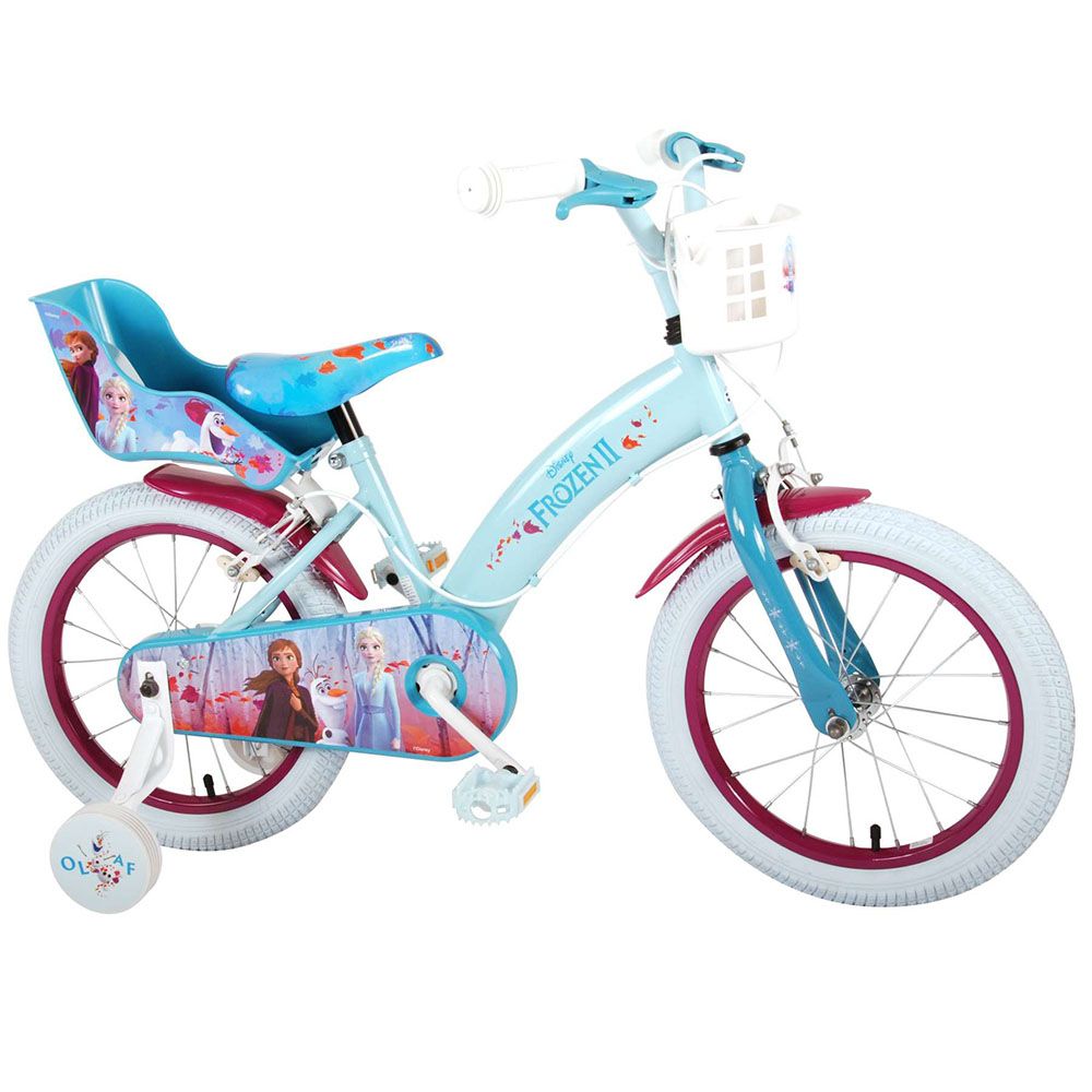E&L Company, Детски велосипед с помощни колела Дисни Frozen 2, 16 инча