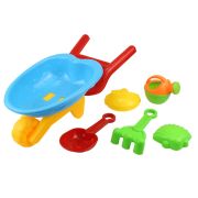 Комплект играчки за плаж с количка, 5 бр.