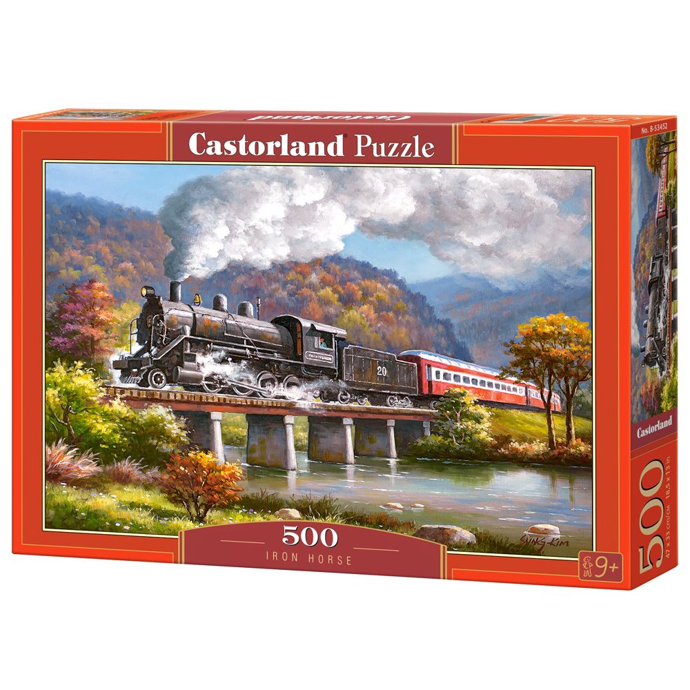 Castorland, Влак в планината, пъзел 500 части
