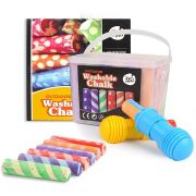 Миещи се цветни тебешири, с държачи, 24 цвята