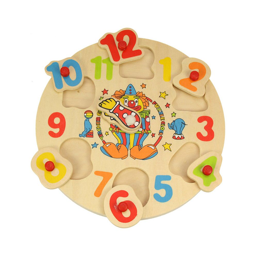 BIGJIGS, Дървен образователен пъзел, Часовник