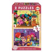 Маскарад, 2 дървени пъзела х 16 части