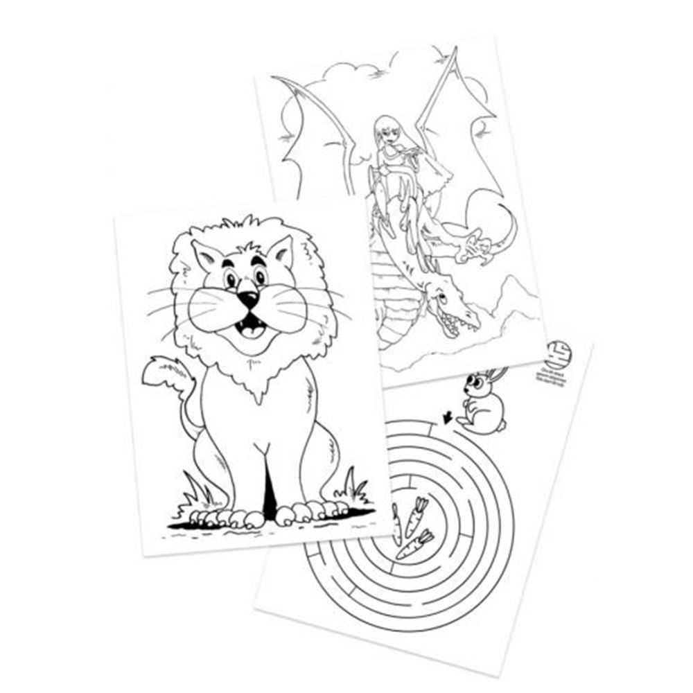 Голяма книжка за оцветяване, Приказни картинки, 112 страници
