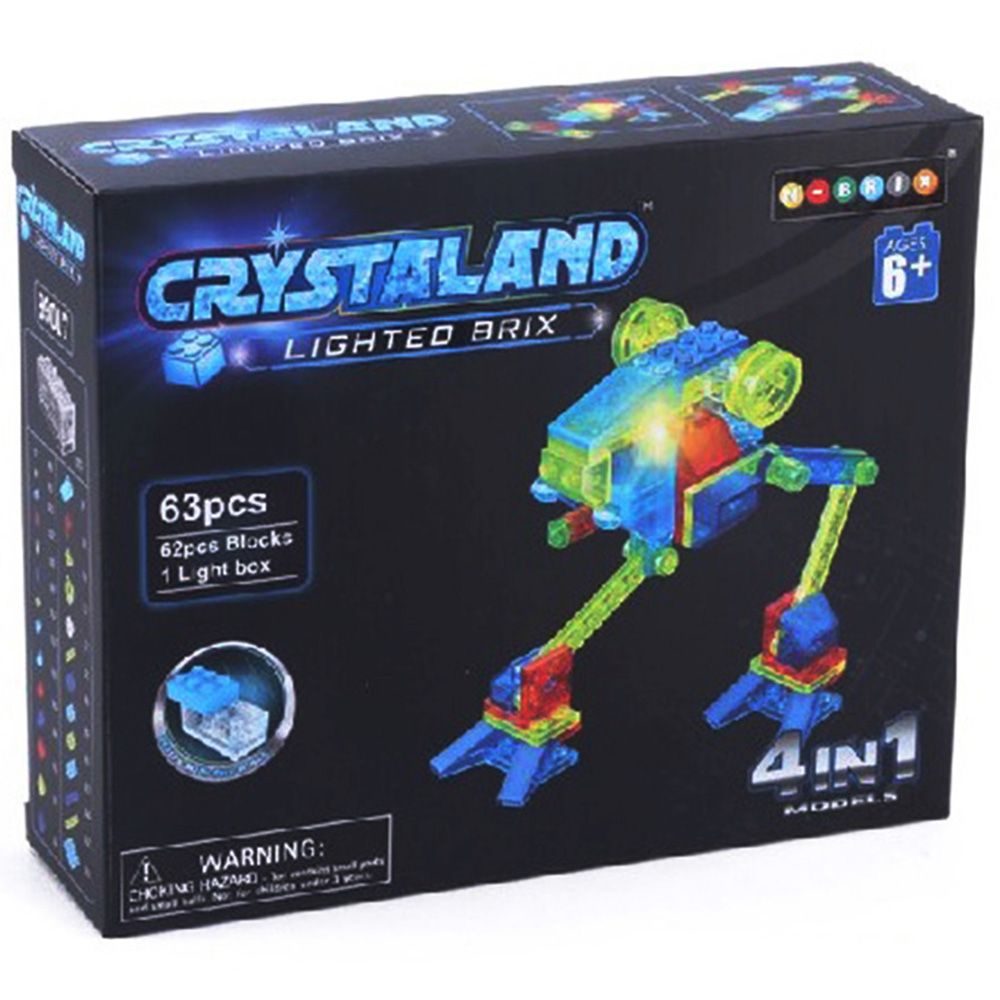 Crystaland, Светещ конструктор, Междузвездни войни, 4 в 1, 63 части