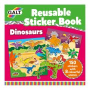 Книжка със стикери за многократна употрeба, Динозаври
