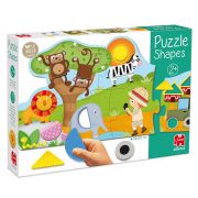 Дървен пъзел с форми, Сафари