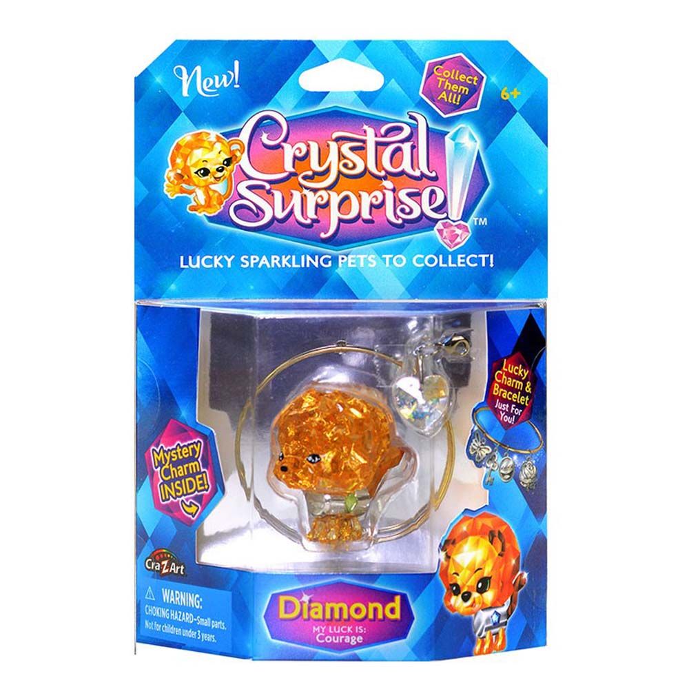 CRYSTAL SURPRISE 5200, Блестящо животинче с 2 талисманчета и гривна