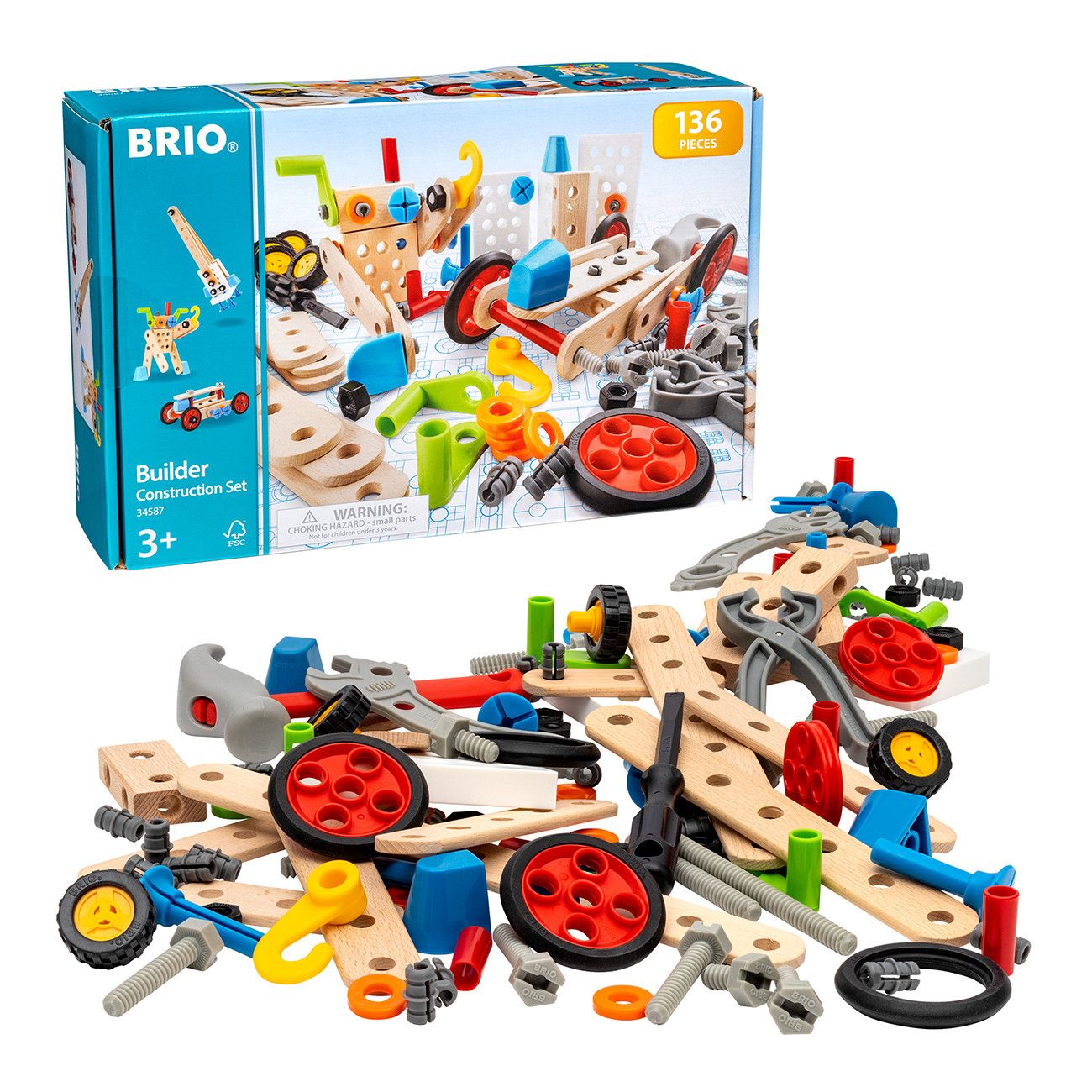 BRIO, Конструктор, 136 части