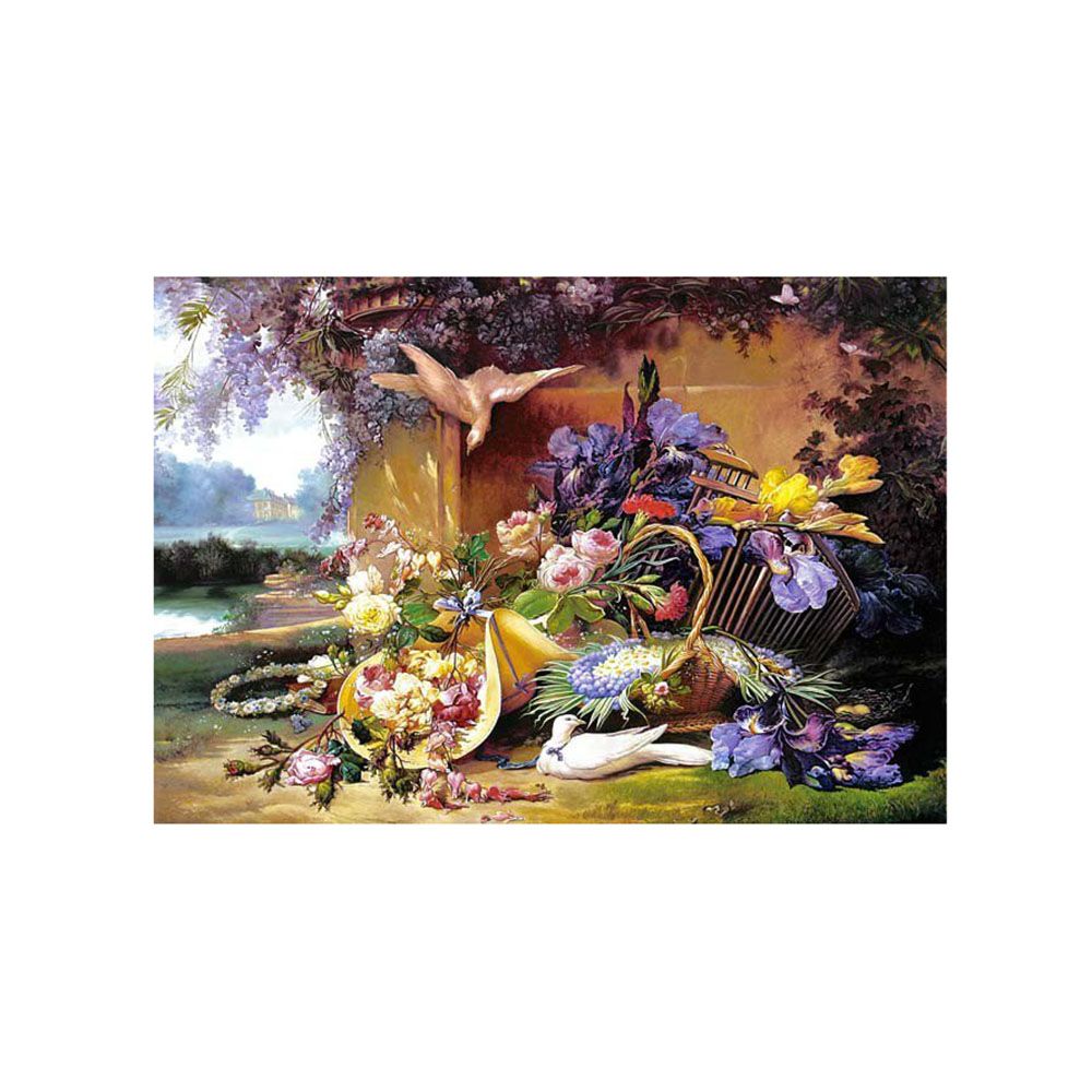 Натюрморт с цветя, пъзел 2000 части