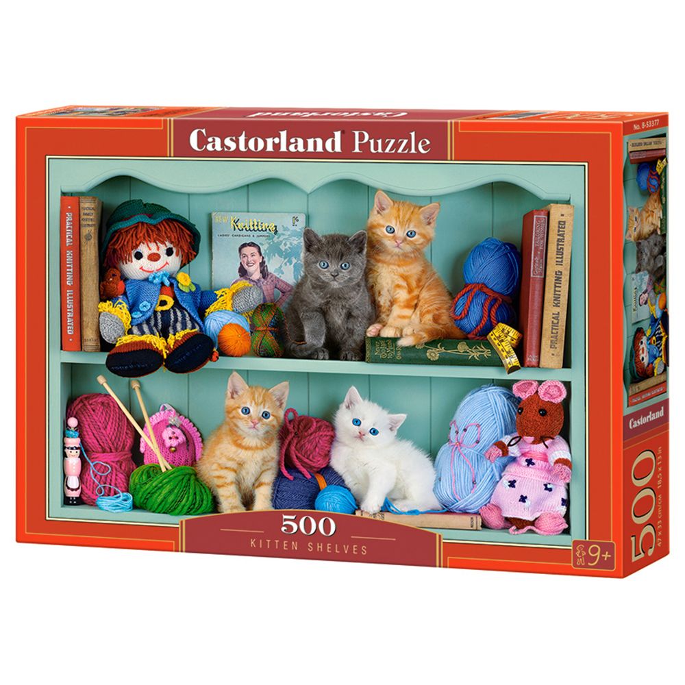 Castorland, Любимото място на котета, пъзел 500 части