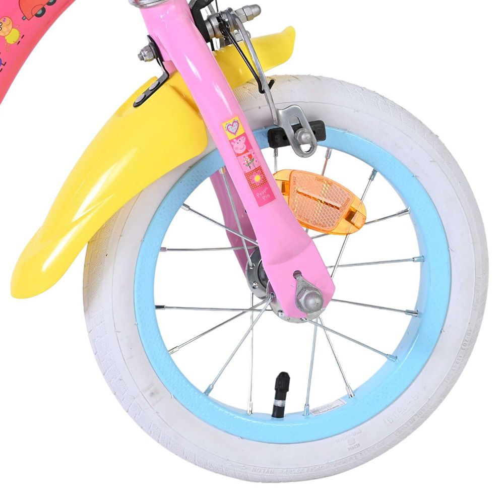 Детски велосипед с помощни колела, Peppa Pig, 12 инча