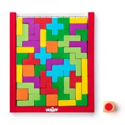 Дървена игра, Тетрис, със зарче