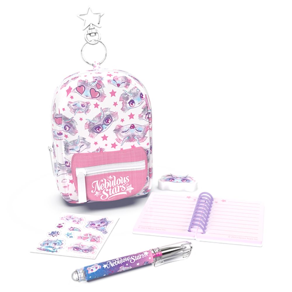 Мини раничка-ключодържател, с аксесоари