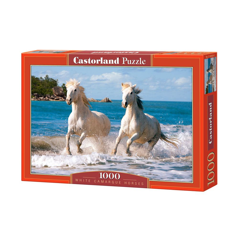 Castorland, Бели коне, пъзел 1000 части