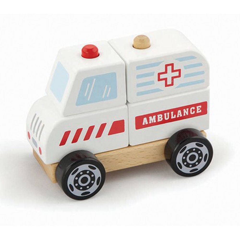 Viga toys, Дървена линейка-низанка