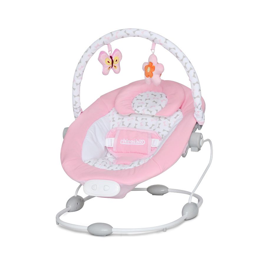 Chipolino, Музикален шезлонг Сиеста,  розова панделка