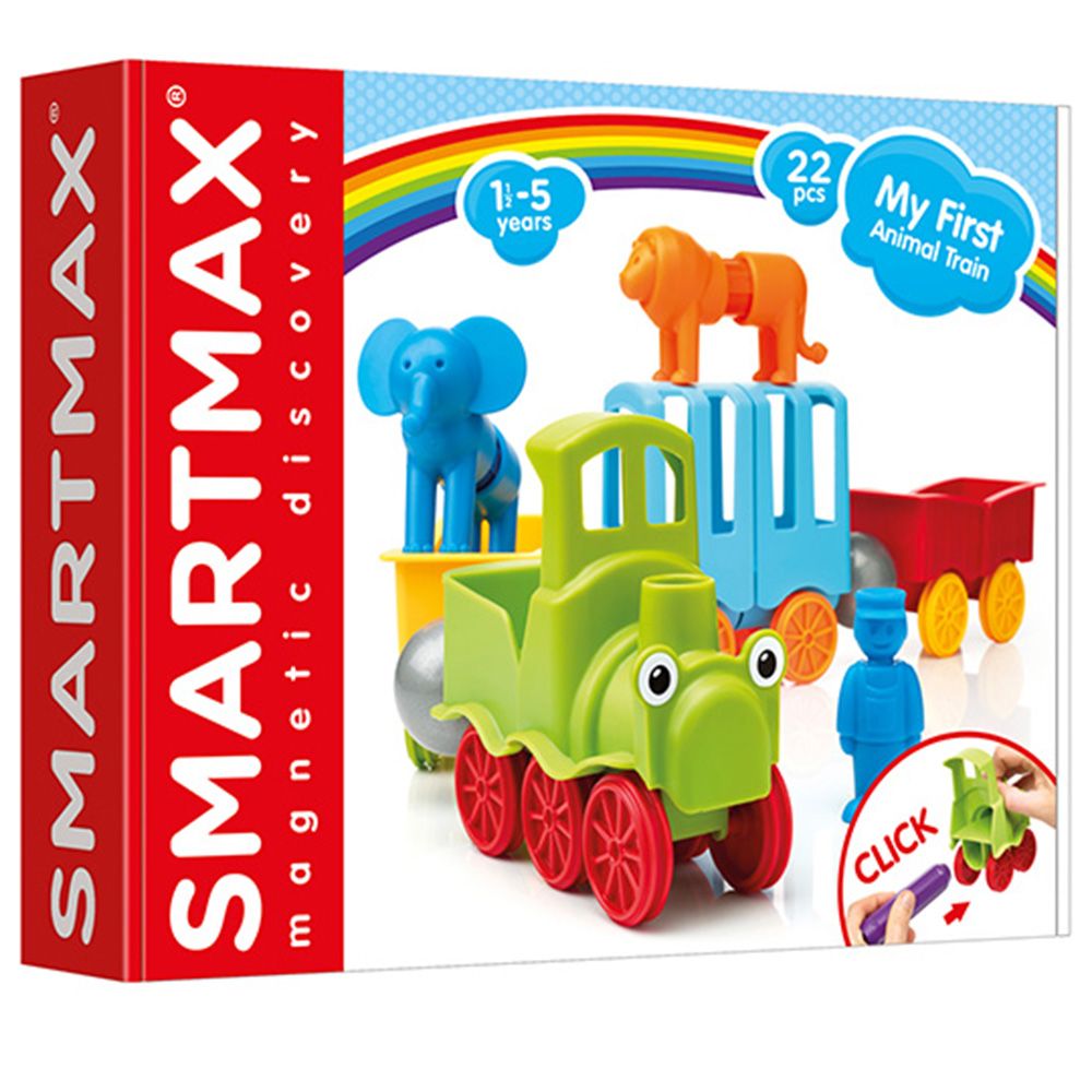 SmartMax, Магнитен конструктор, Моето първо влакче с животни, Smartgames
