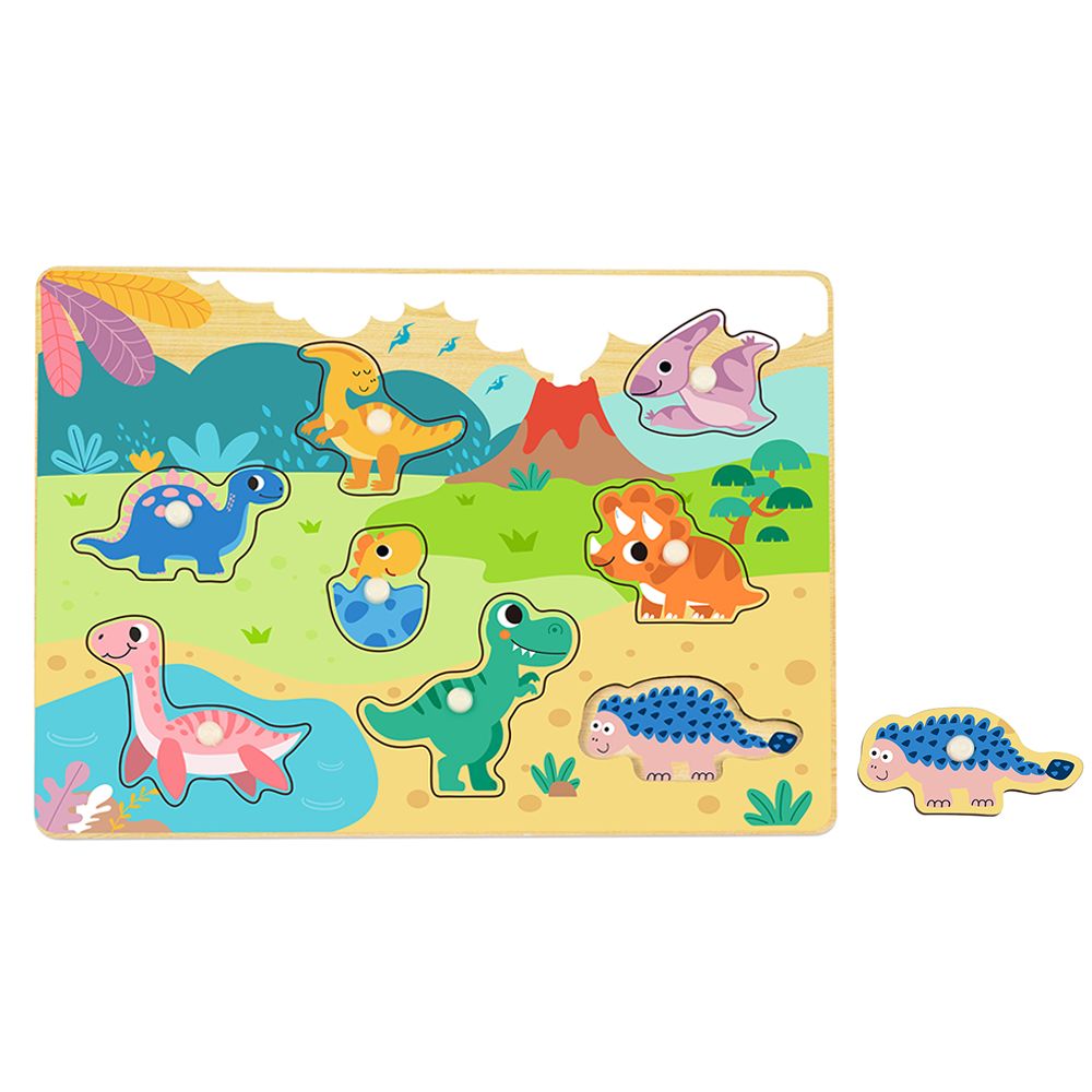 Hi Pando, Дървен пъзел с дръжки, Динозаври