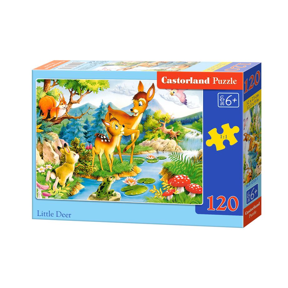 Castorland, Малки еленчета, пъзел 120 части