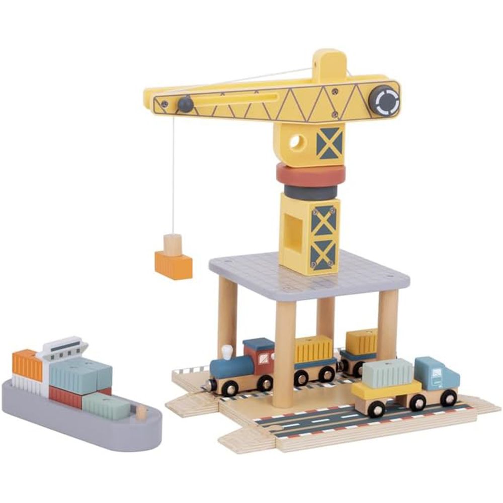 TookyToy, Дървен пристанищен кран