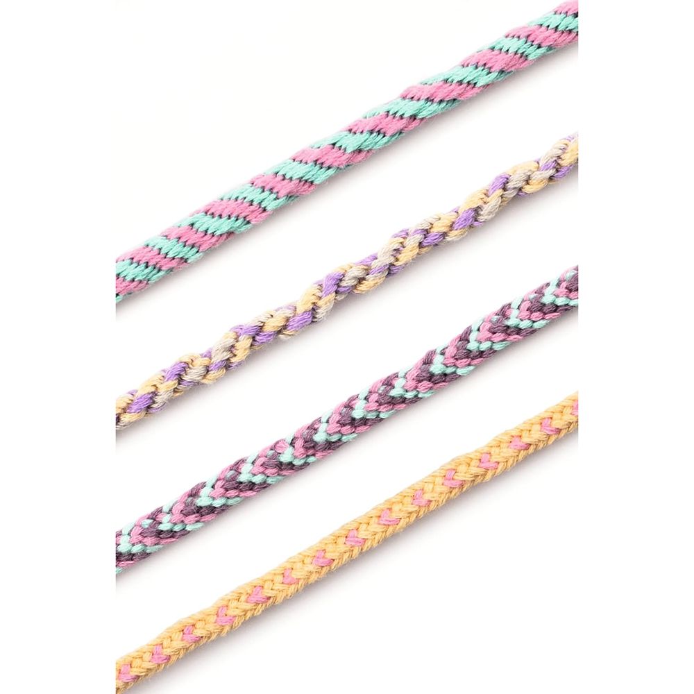 Комплект за изработка на гривни Кумихимо, Pastel Rainbow