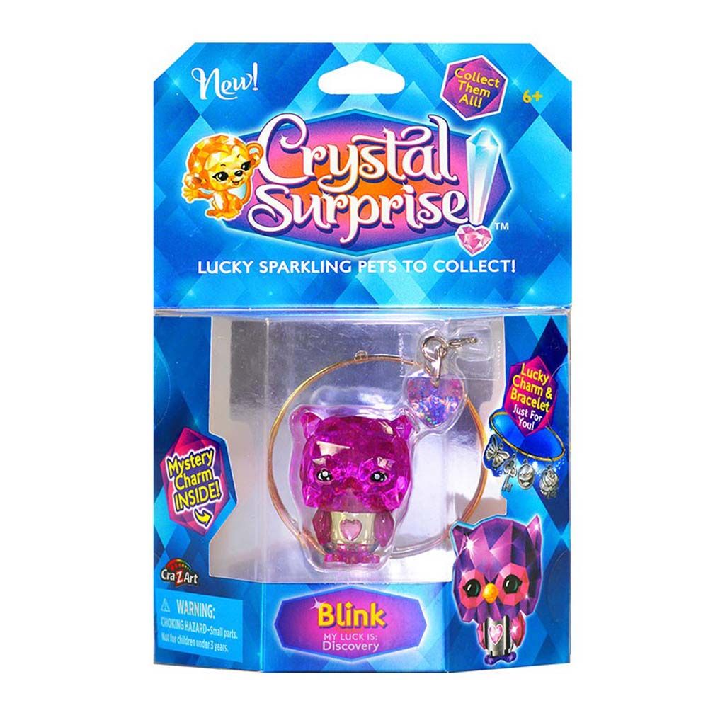 CRYSTAL SURPRISE 5200, Блестящо животинче с 2 талисманчета и гривна