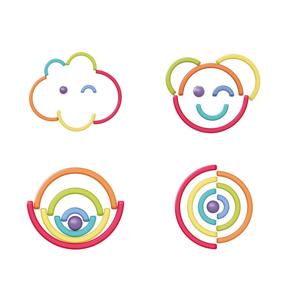 Бебешка играчка за дърпане, 2 в 1, Хамелеон