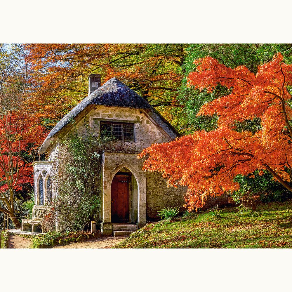 Готическа къща през есента, Швеция, пъзел 500 части
