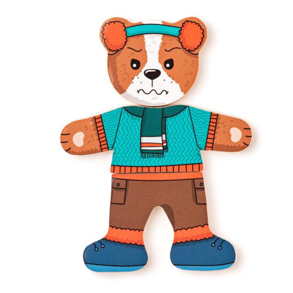 Кучето Джаф, комплект от шест дървени пъзела