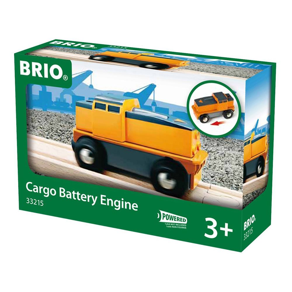 Оранжев локомотив с батерия