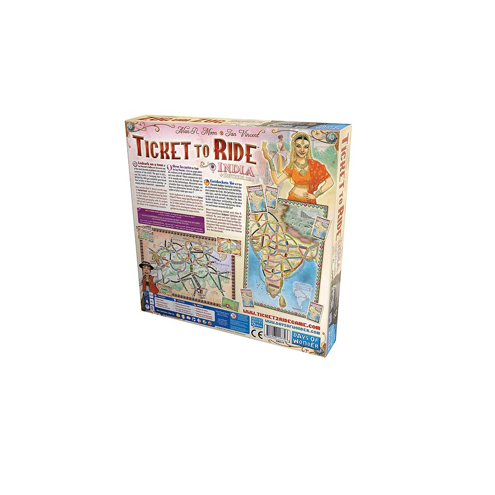 Ticket to Ride India, разширение за настолна игра
