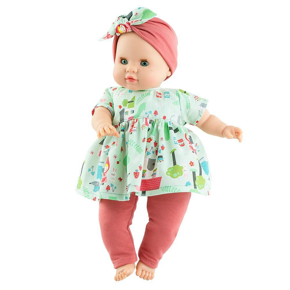 Paola Reina, Кукла бебе Патри, с рокля и панталон, 36 см