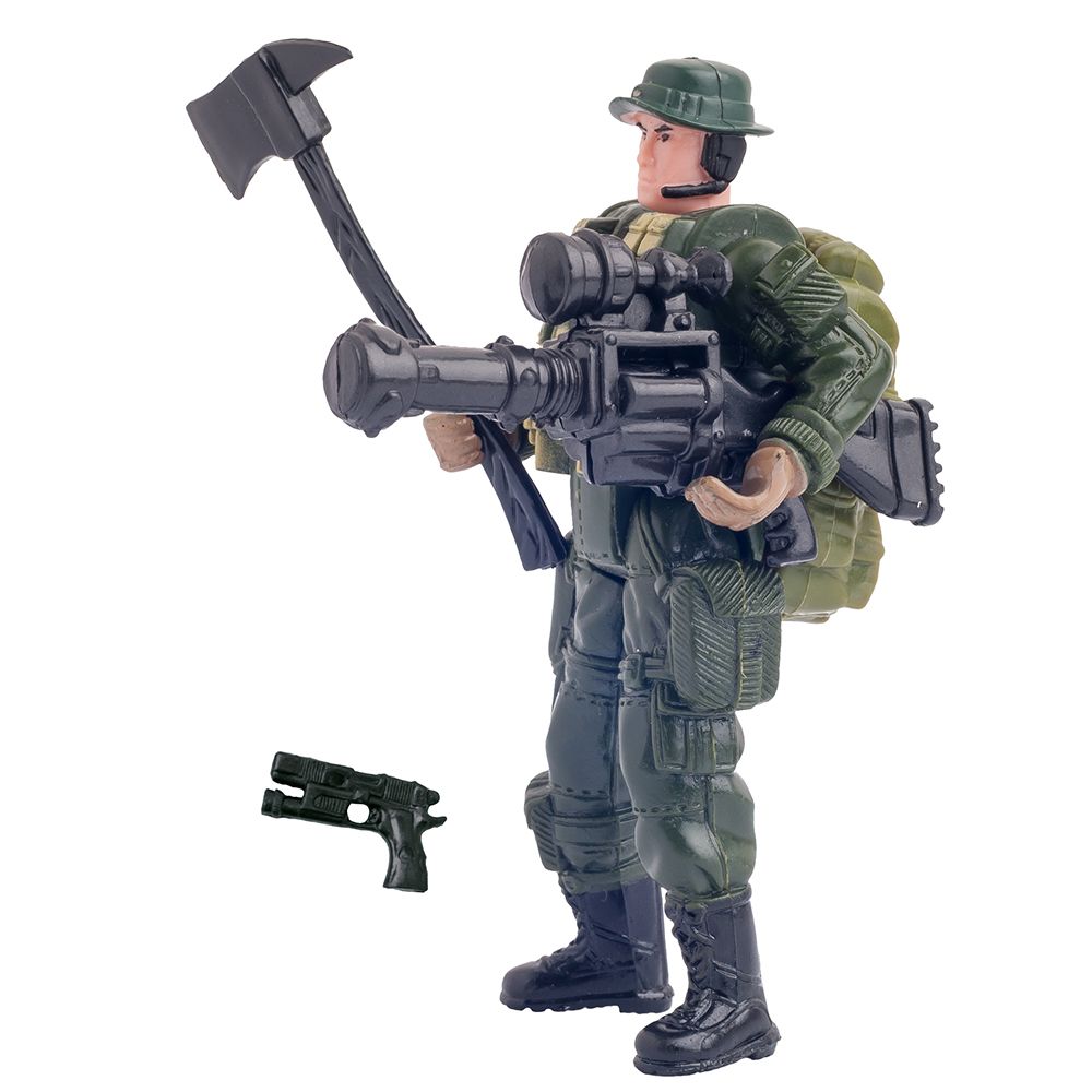 Elite Team, Войник с брадва и пистолет, Woodyland
