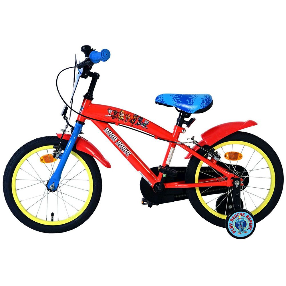 Детски велосипед с помощни колела, Paw Patrol, 16 инча