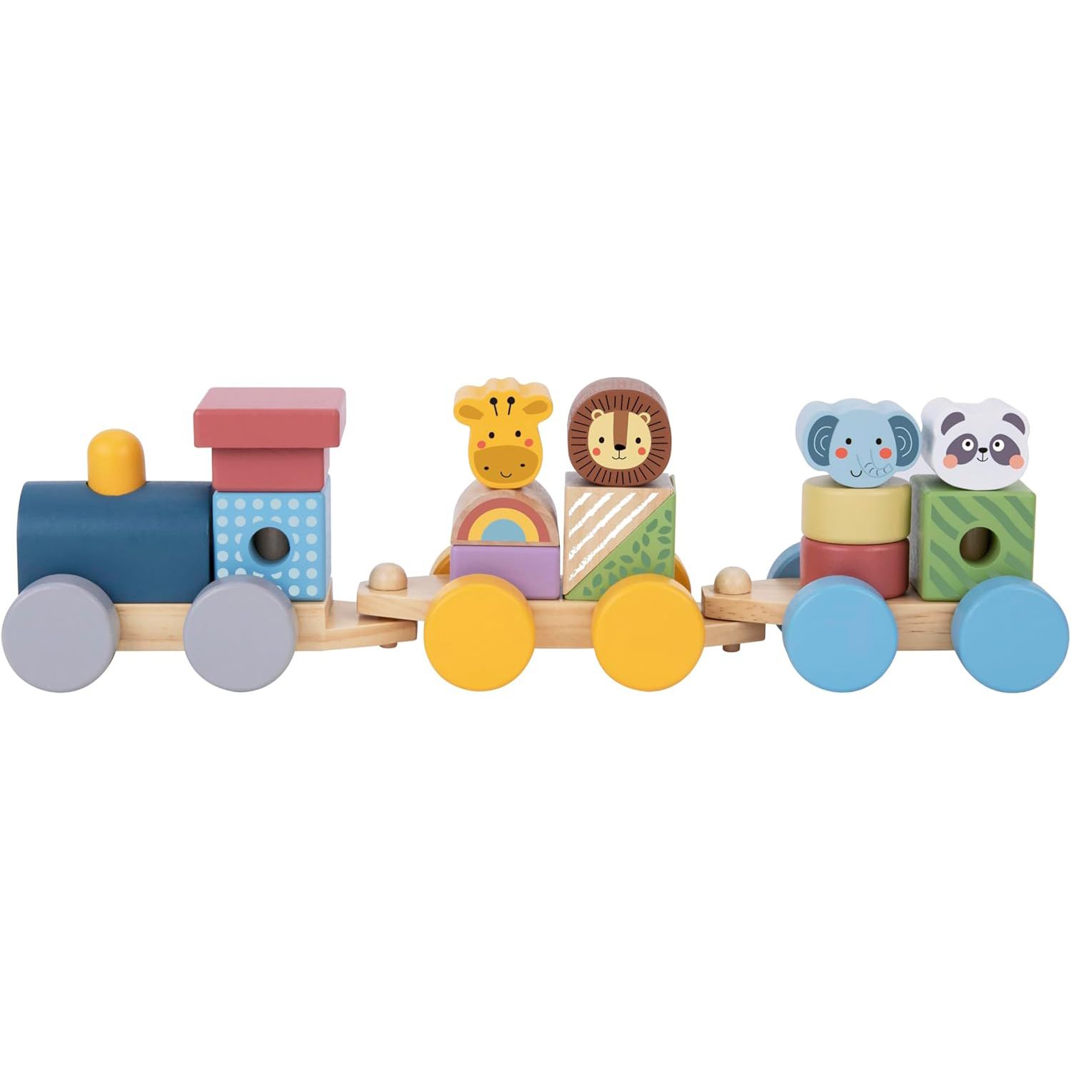 TookyToy, Дървен дидактически влак с животни