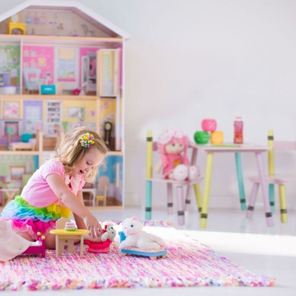 Комплект масичка с два стола, Пастели