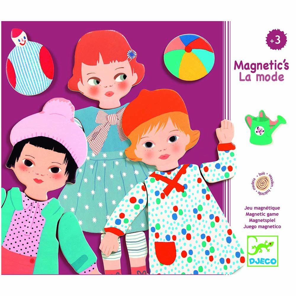 Djeco, Игра с дървени магнити, Деца