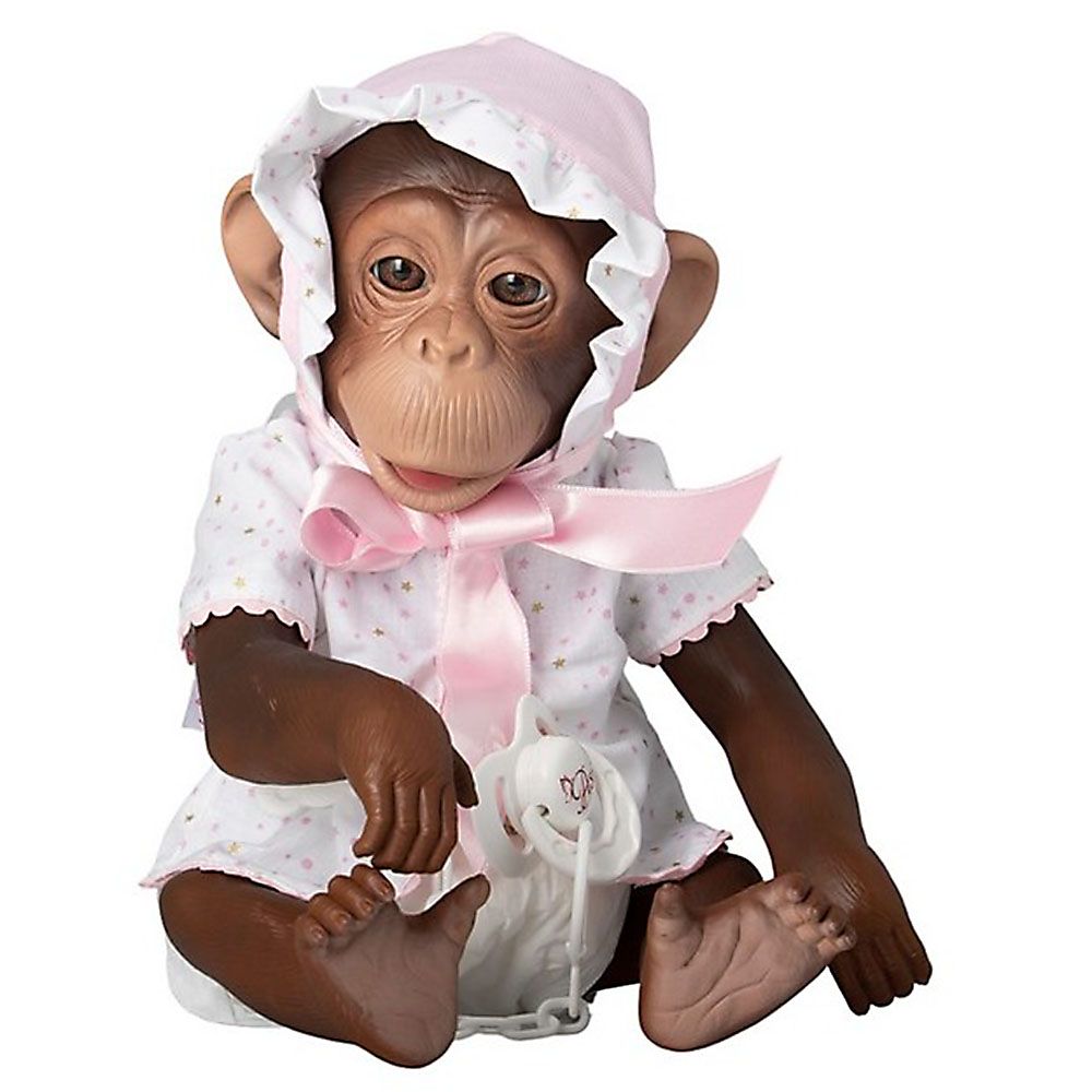 Asi, Бебе маймунка Лола, с рокля и шапка на звездички