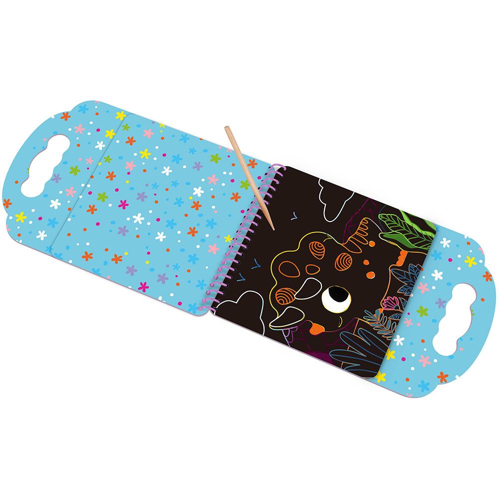 Скреч арт, Динозаври