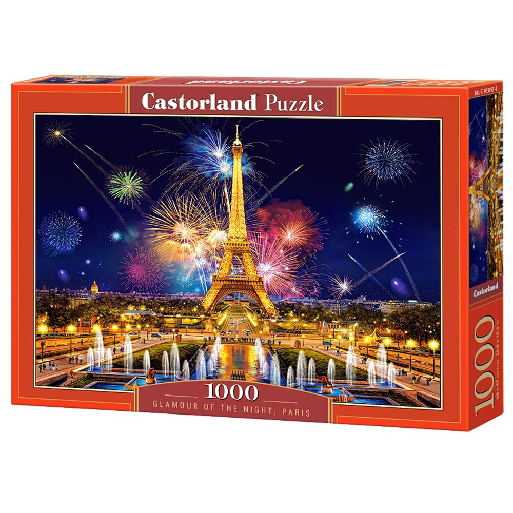 Castorland, Блясъкът на нощен Париж, пъзел 1000 части