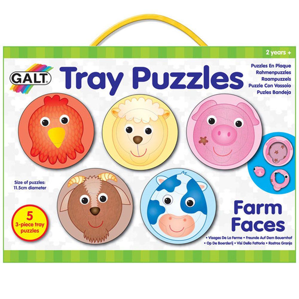 Galt Toys, Кръгли пъзели, Ферма