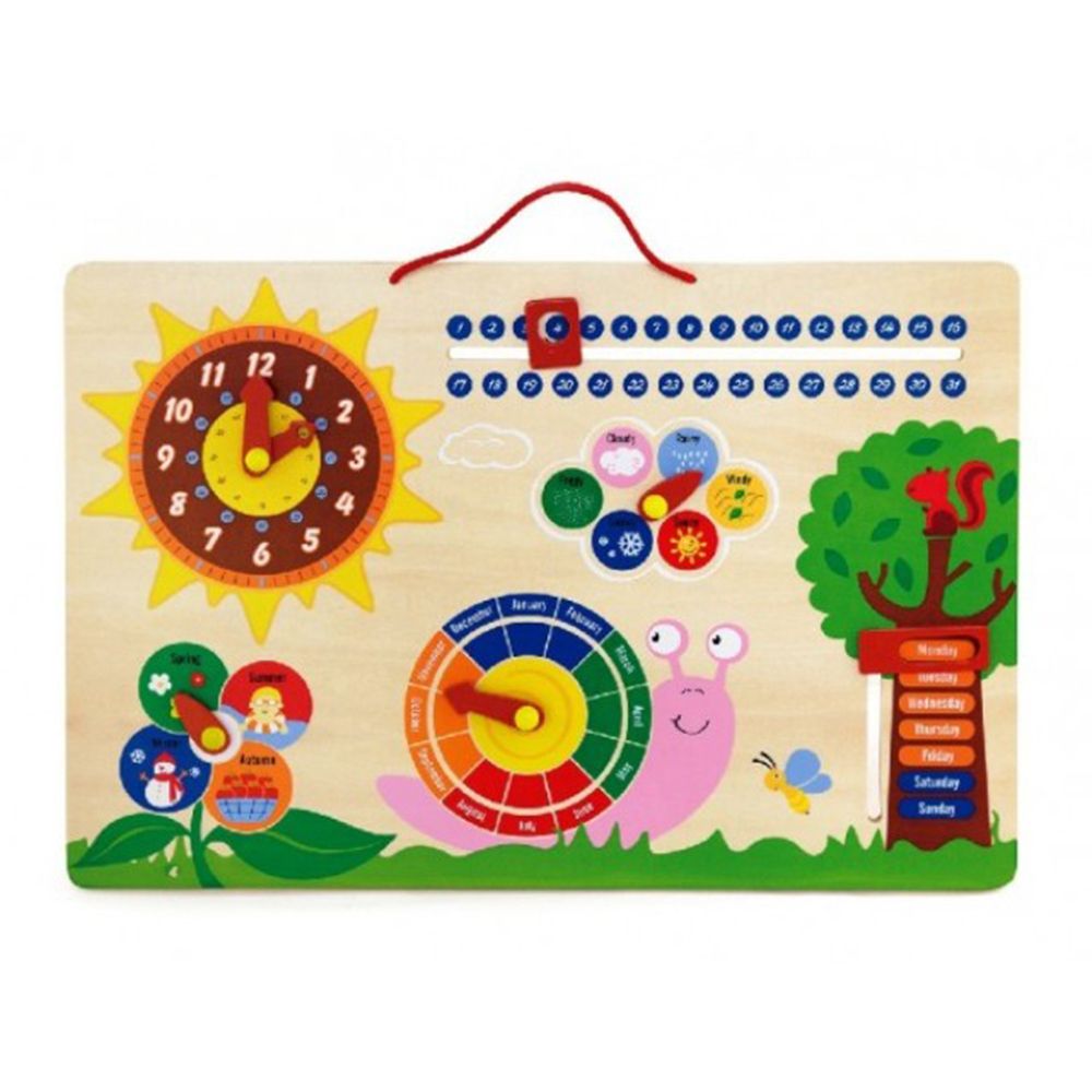 Viga toys, Дървен календар и часовник