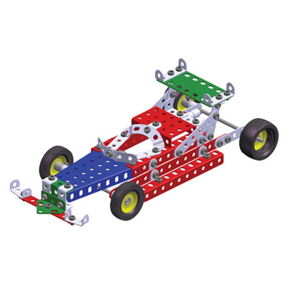 Метален конструктор, Състезателна кола, 10 в 1