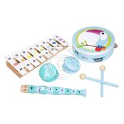 Комплект дървени музикални инструменти