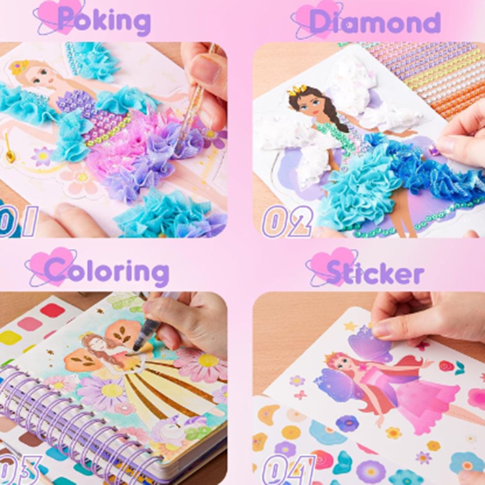 Творческа книга, Създай приказни феи