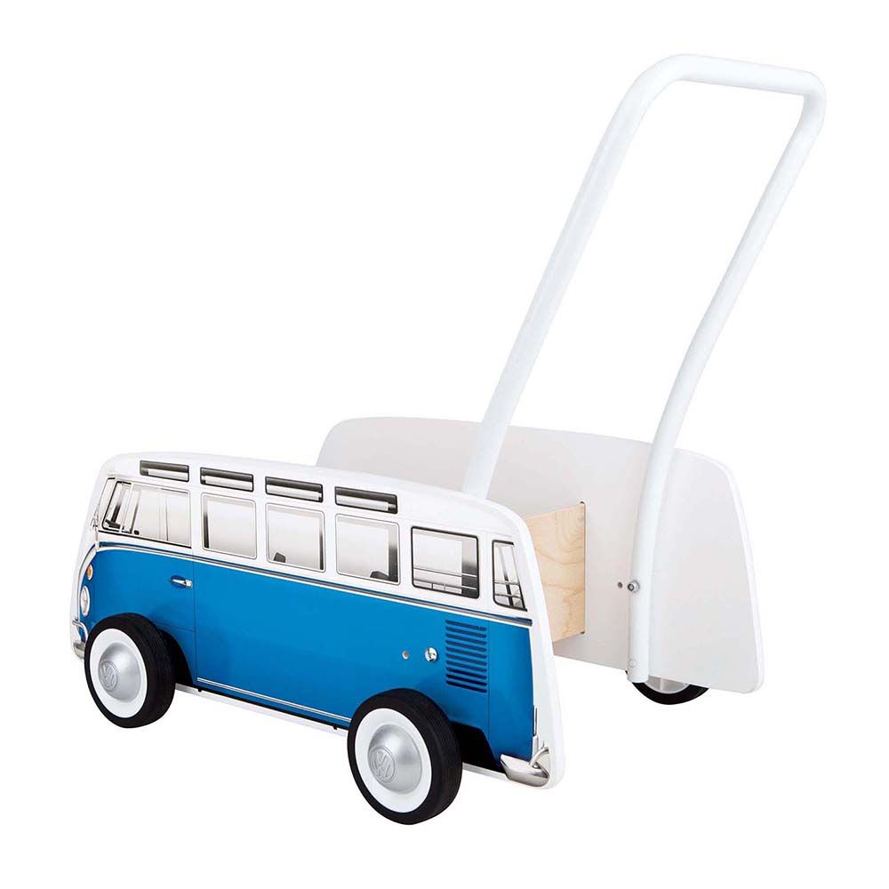 Дървенa детска проходилка, Син класически автобус VW T1